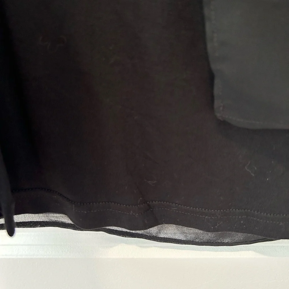 Chico's Black Sheer Sleeve Dress NWT - Picture 5 of 7